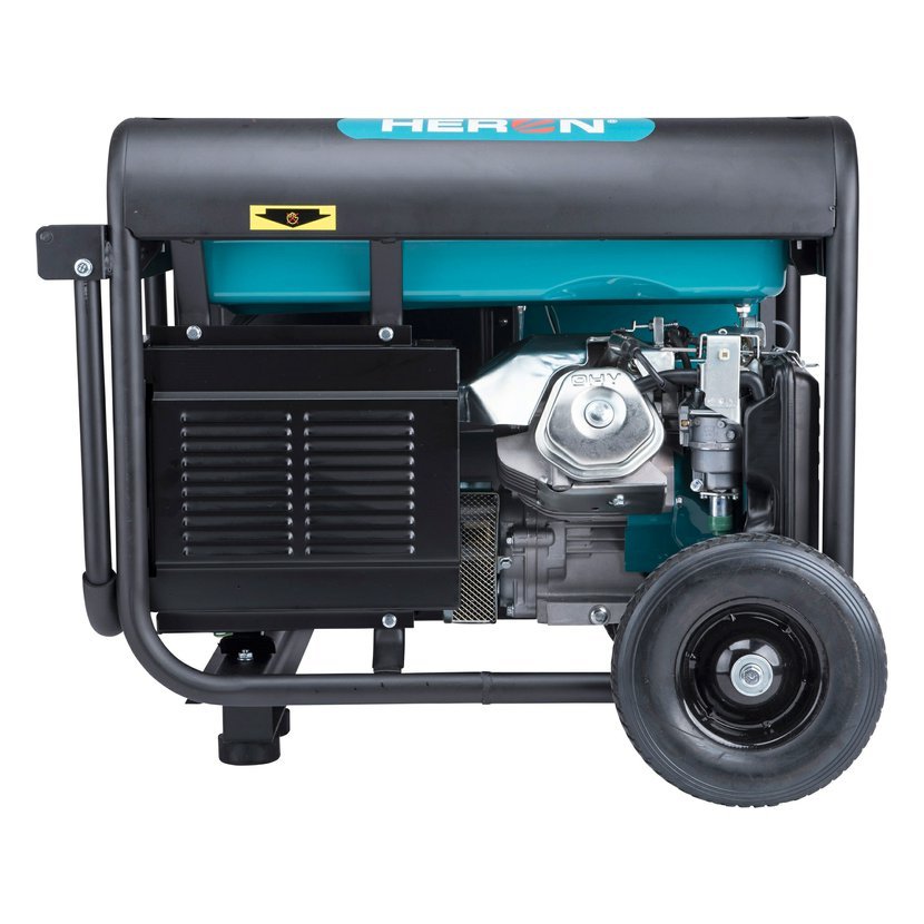 Elektrocentrála 15HP/6,8kW (400V), 5,5kW (230V) podvozek HERON 8896418 benzin