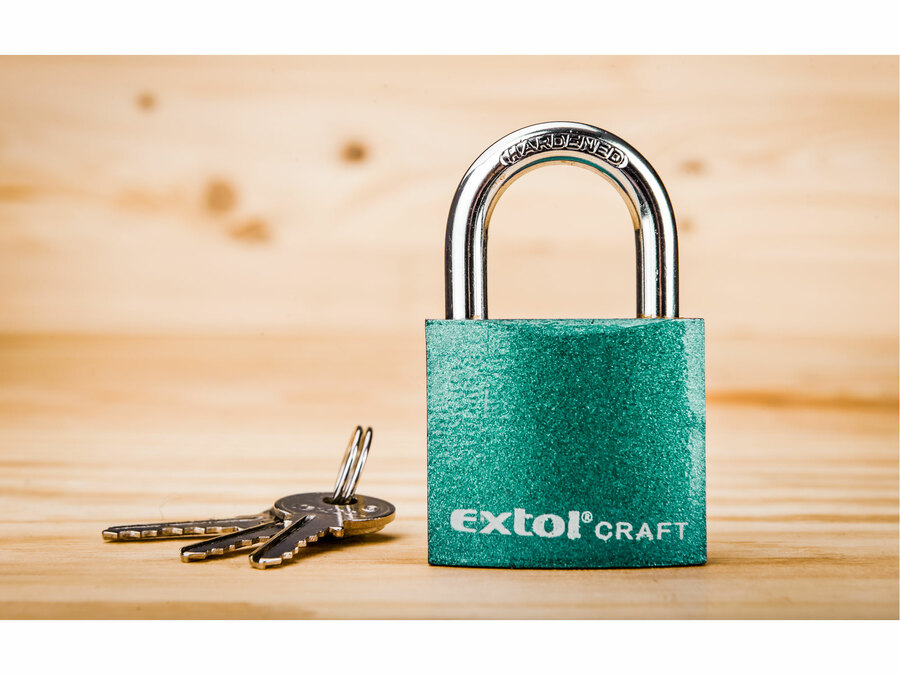 Zámek visací litinový barevný 32mm EXTOL CRAFT 77010