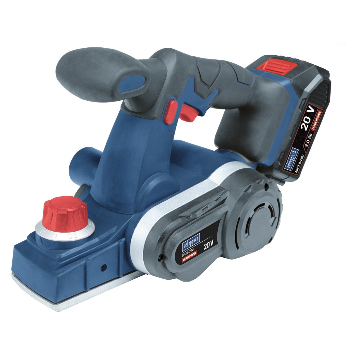 SCHEPPACH CPL60-20Li Aku 20 V hoblík bez baterie a nabíječky 5909214900
