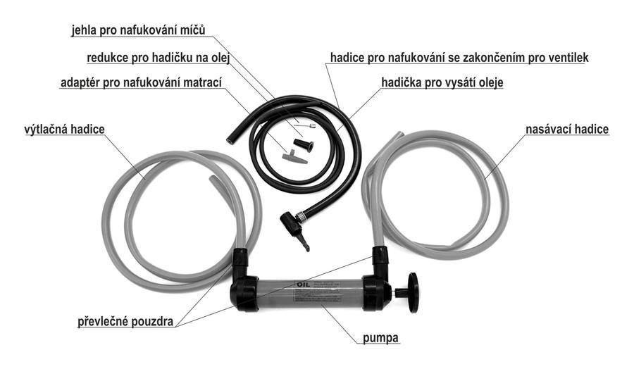 Multifunkční pumpa (voda, vzduch, PHM) Compass