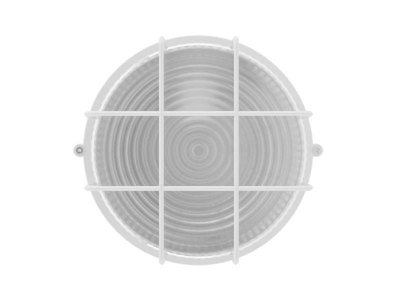 Svítidlo KRUH 100W E27 plast IP44 bílá LENA SKP-100/B