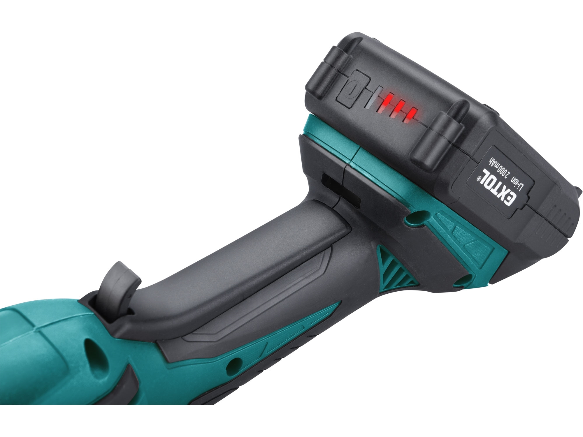 Bruska úhlová aku SHARE20V, 125mm, BRUSHLESS, 20V Li-ion, 2000mAh EXTOL 8791840