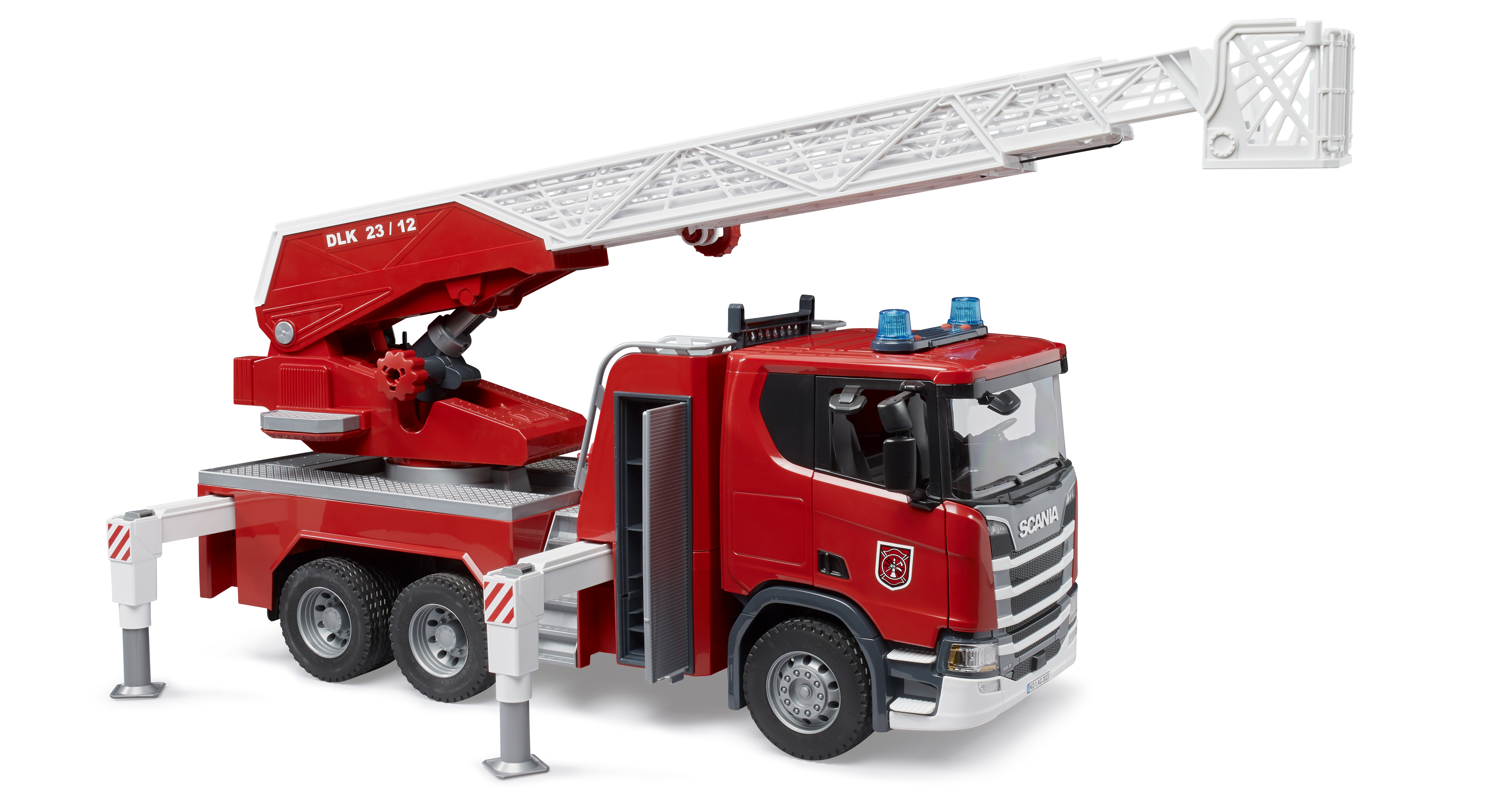 BRUDER 3591 Hasičské auto Scania s žebříkem