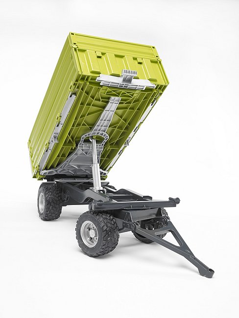 BRUDER 2203 Sklápěcí vůz FLIEGL-zelený,třístranný BR 2203
