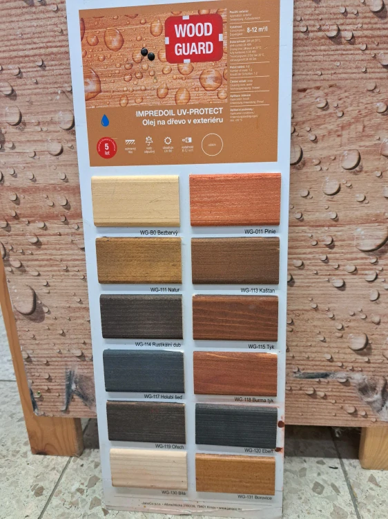 WOODGUARD IMPREDOIL Olej na dřevo v exteriéru, B0 bezbarvá 0,75 L