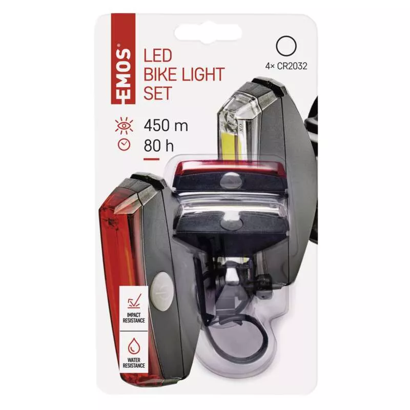 Cyklosvítilna LED P3922 přední a zadní EMOS 1446002200