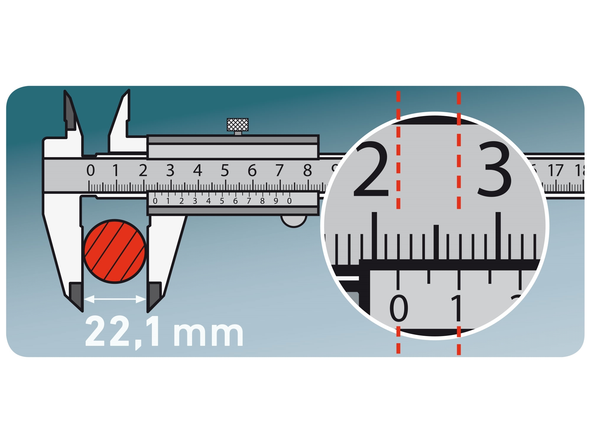 Měřítko posuvné kovové, 0-200mm EXTOL PREMIUM 3422