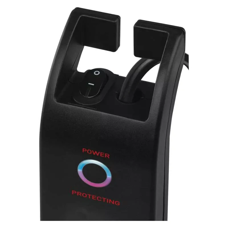 Přepěťová ochrana 1800J 4 zásuvky, 2m, černá EMOS P54022