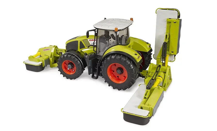 BRUDER 2218 Zeleno bílá ŽACÍ LIŠTA CLAAS Disco 8550C