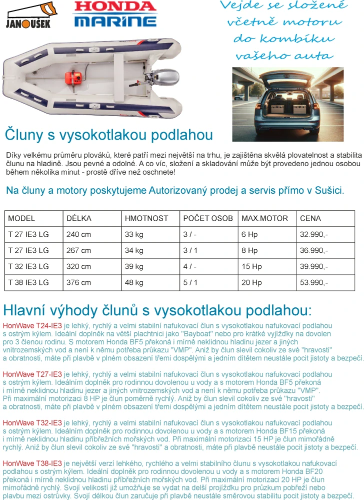 Honda BF 2,3 DK3 SCHU Lodní motor
