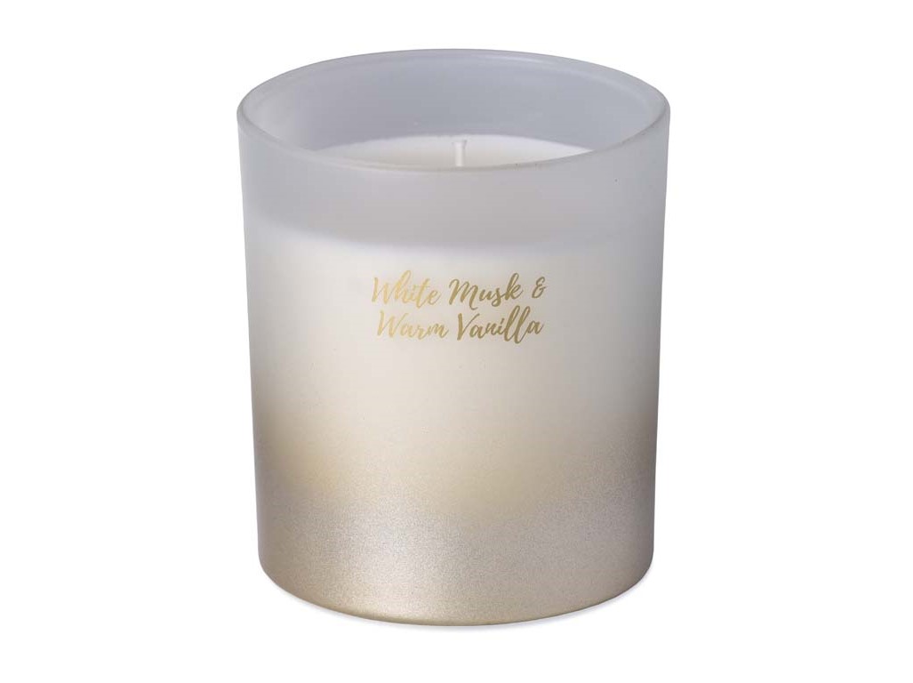 Emocio sklo 80x90 plech. víčko White Musk & Warm Vanilla