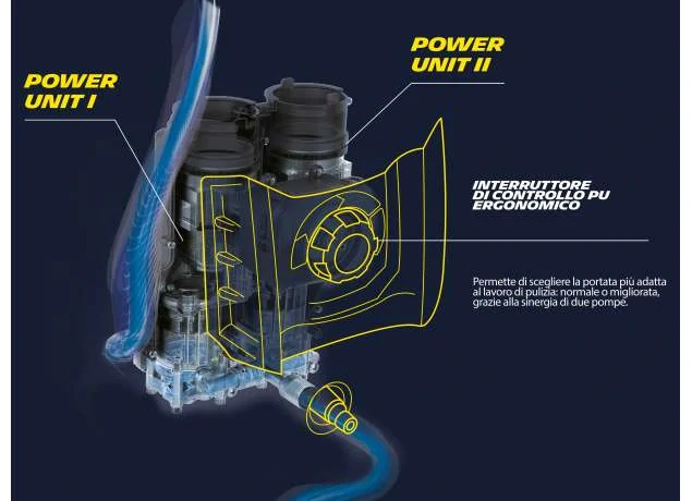 MICHELIN MPX25DTS vysokotlaká myčka se systémem Dualtech 150 bar, 2500 W, 810 l / h