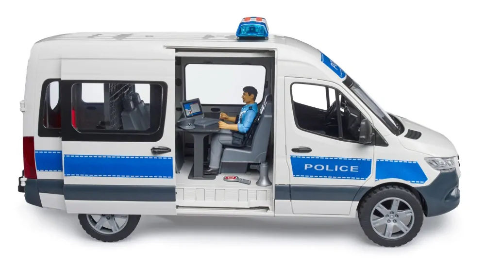 BRUDER 2683 Policejní Mercedes-Benz Sprinter s modulem světla a zvuku