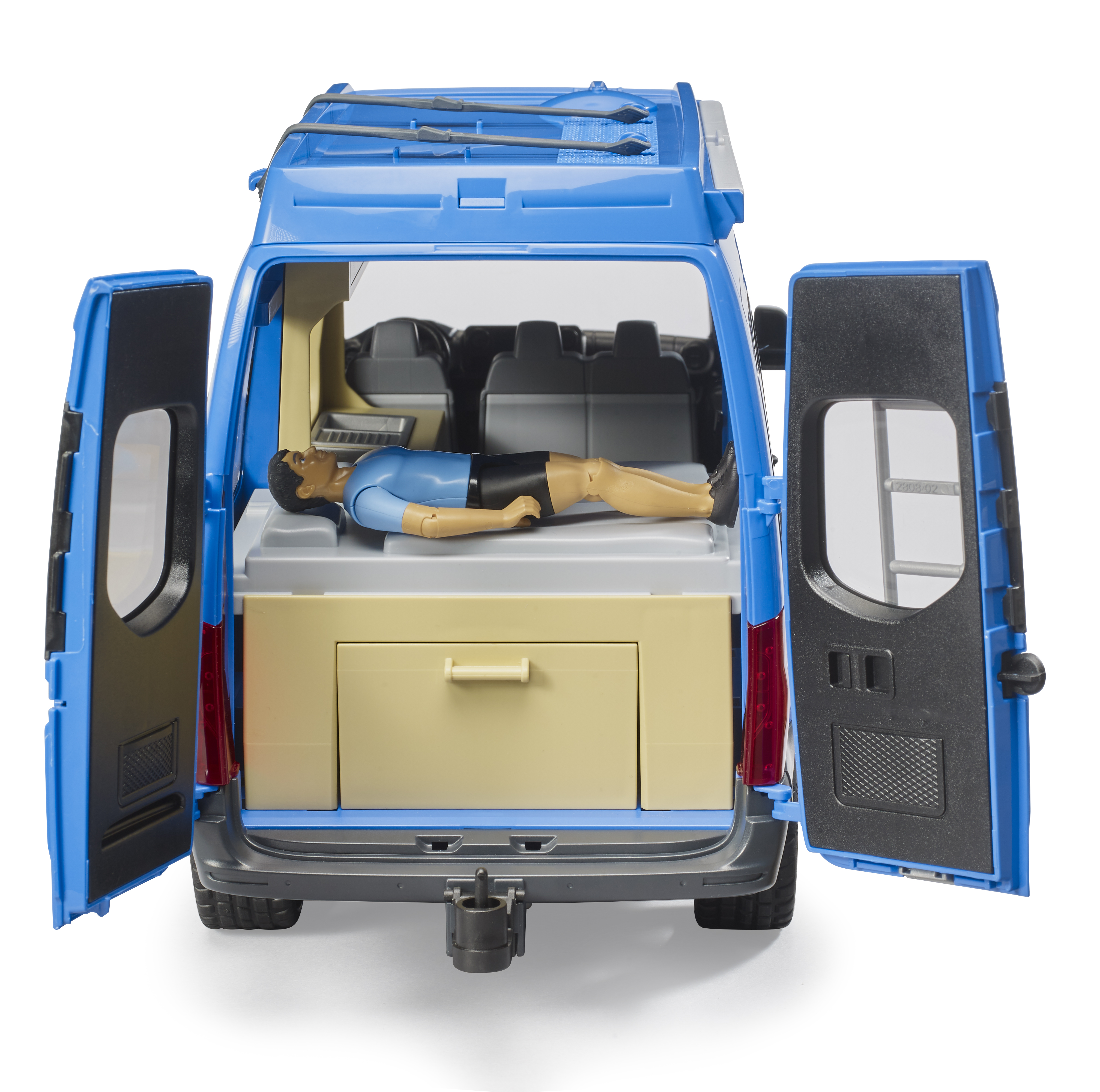 BRUDER 2684 MB Sprinter Camper s řidičem a příslušenství BR 2684