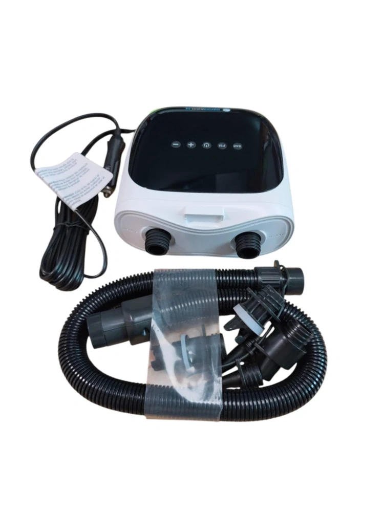 Stermay HT737 Elektrická vzduchová pumpa k člunům a paddlebordům 12V s LCD displejem, 20 PSI