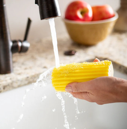 Houbička na utírání prachu Damp Duster růžová