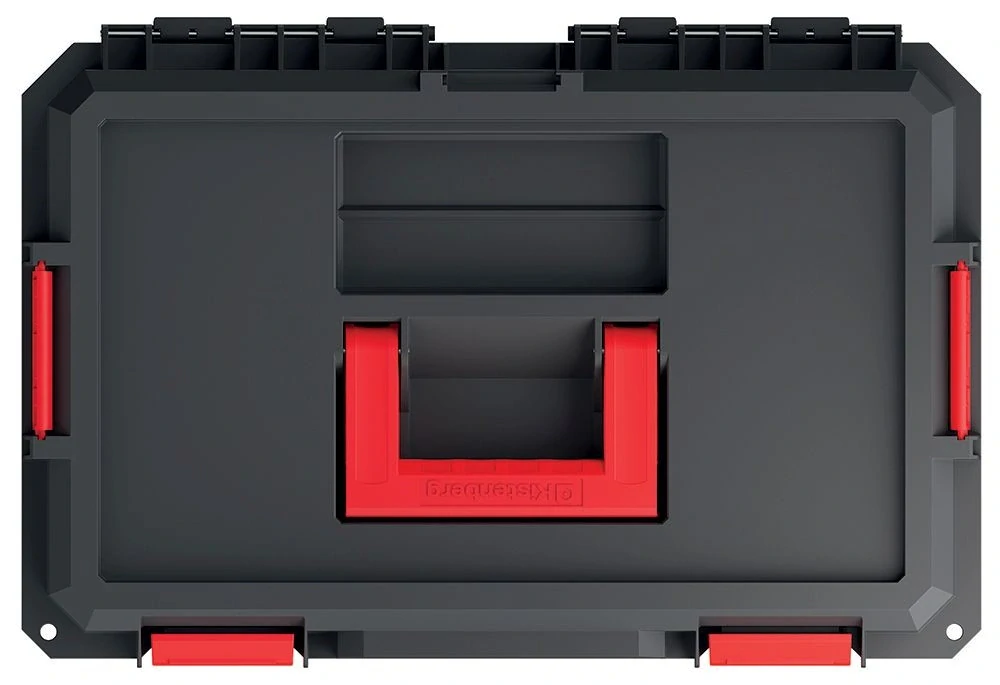 Kufr na nářadí s 2 přepážkami MODULAR SOLUTION 530x355x310 mm - barva: černá Kistenberg KMS553530-S411