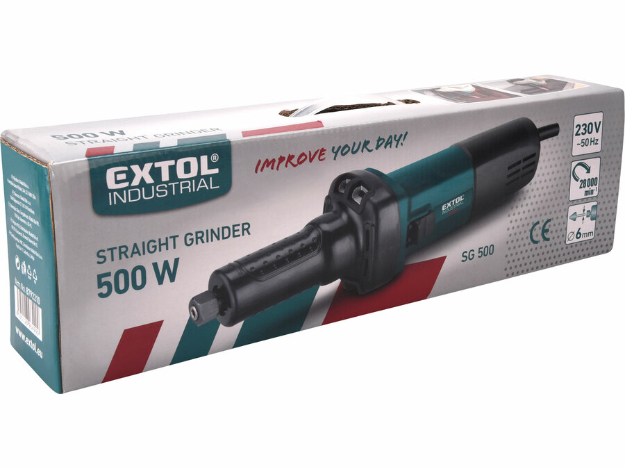 Bruska přímá, 6mm, 500W EXTOL INDUSTRIAL 8792210