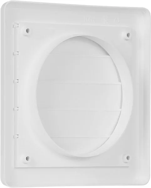 HACO Mřížka 175x175mm G/125 větrací gravitační bílá 0233