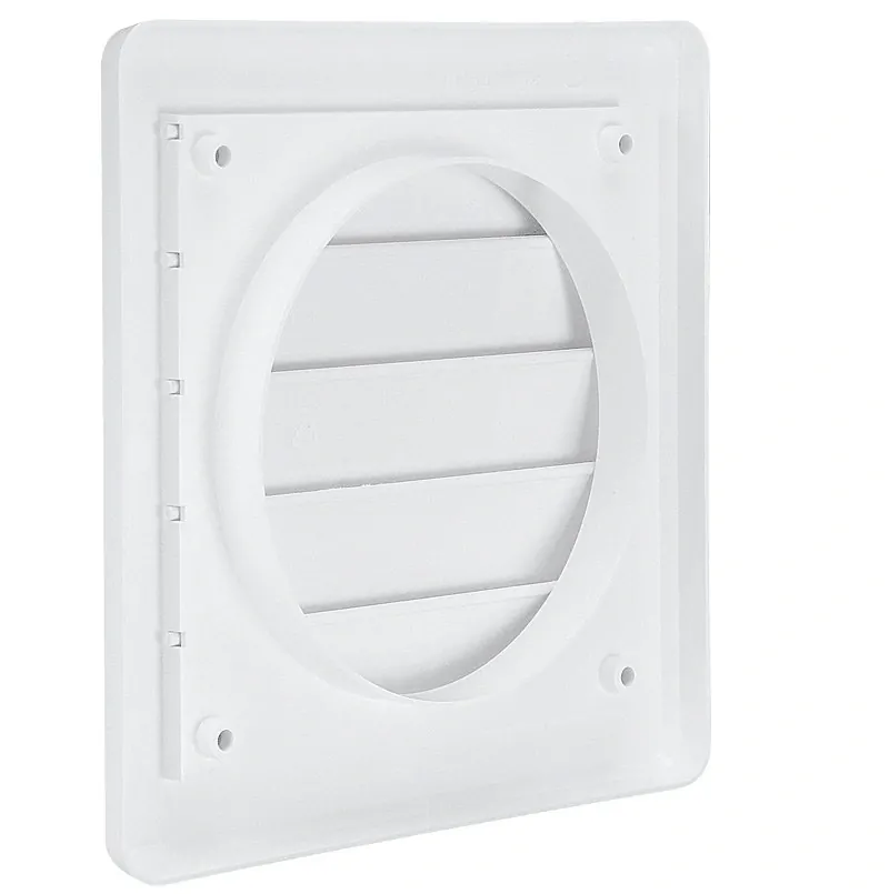 HACO Mřížka 150x150mm G/100 větrací gravitační bílá 0215