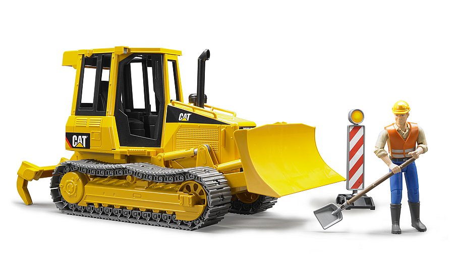 BRUDER 2443 Žlutý BULDOZER CAT malý