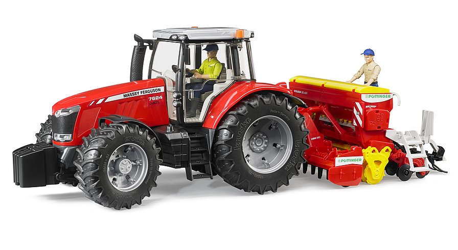 BRUDER 3046 Traktor MASSEY FERGUSON