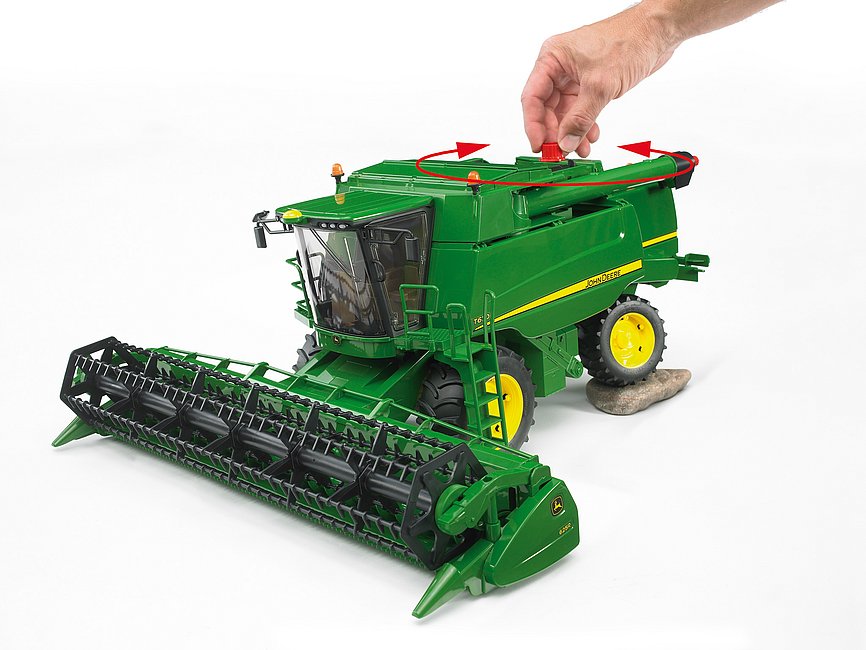 BRUDER 2132 Zelený KOMBAJN JOHN DEERE BR 2132