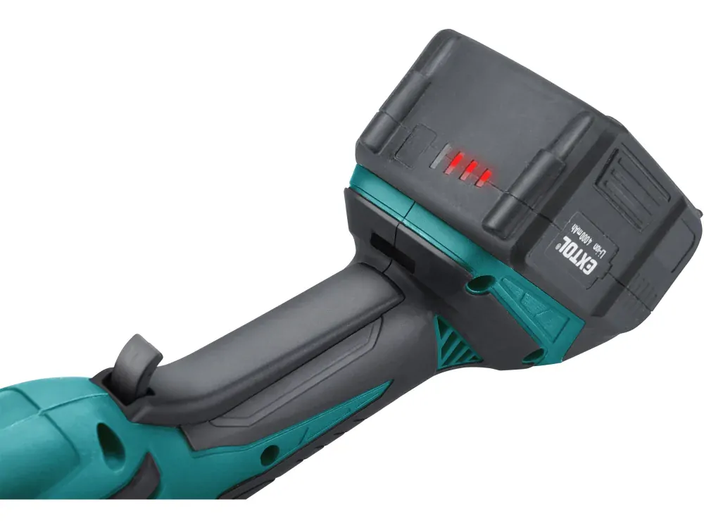 Bruska úhlová aku SHARE20V 125mm, BRUSHLESS 20V Li-ion 4000mAh EXTOL INDUSTRIAL 8791842