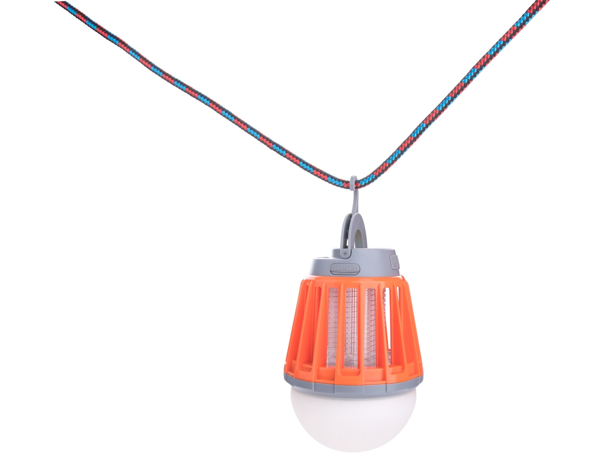 Lucerna turistická s lapačem komárů 180lm USB nabíjení 3x 1W LED EXTOL LIGHT 43131