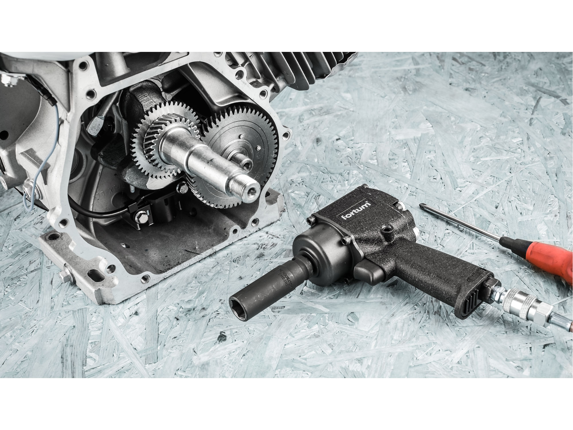 Utahovák rázový 1/2" pneu 610Nm MINI FORTUM 4795010