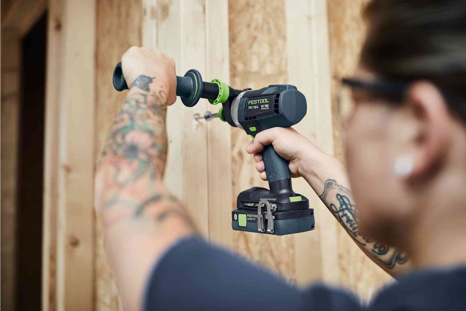 Festool TPC 18/4 I-Basic QUADRIVE 575604 Akumulátorový příklepový vrtací šroubovák 575604