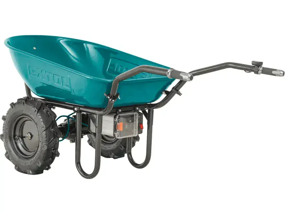 Kolečko dvoukolák s převodovkou aku, 260kg, 100l, 40V Li-ion, 6000mAh EXTOL INDUSTRIAL 8791590