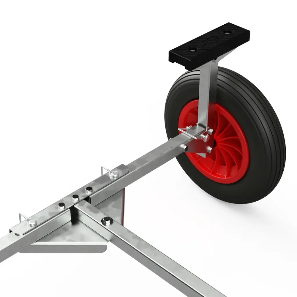 Skládací lodní vozík SUPROD TR350-B-LU, vzduch, O 350 mm, černo/červená