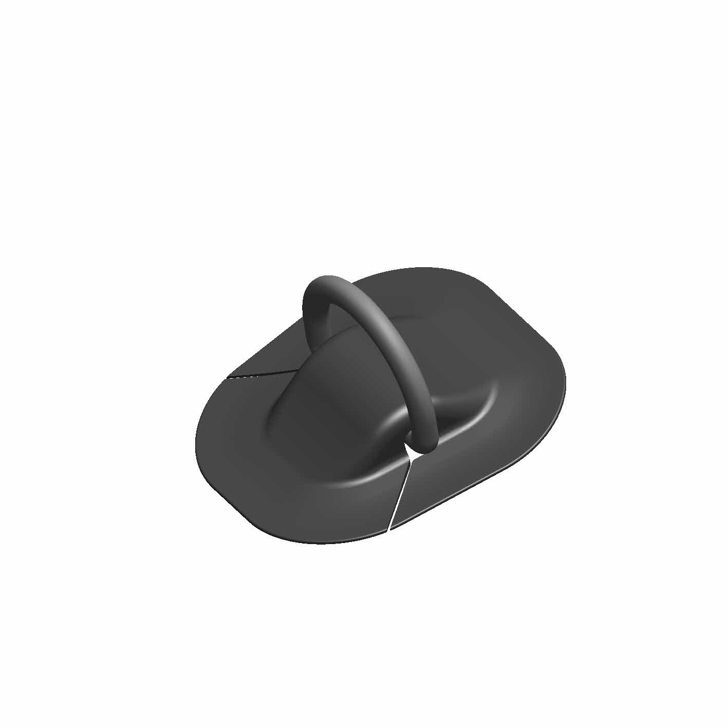 PVC oko hranaté 11x9 cm na nafukovací čluny
