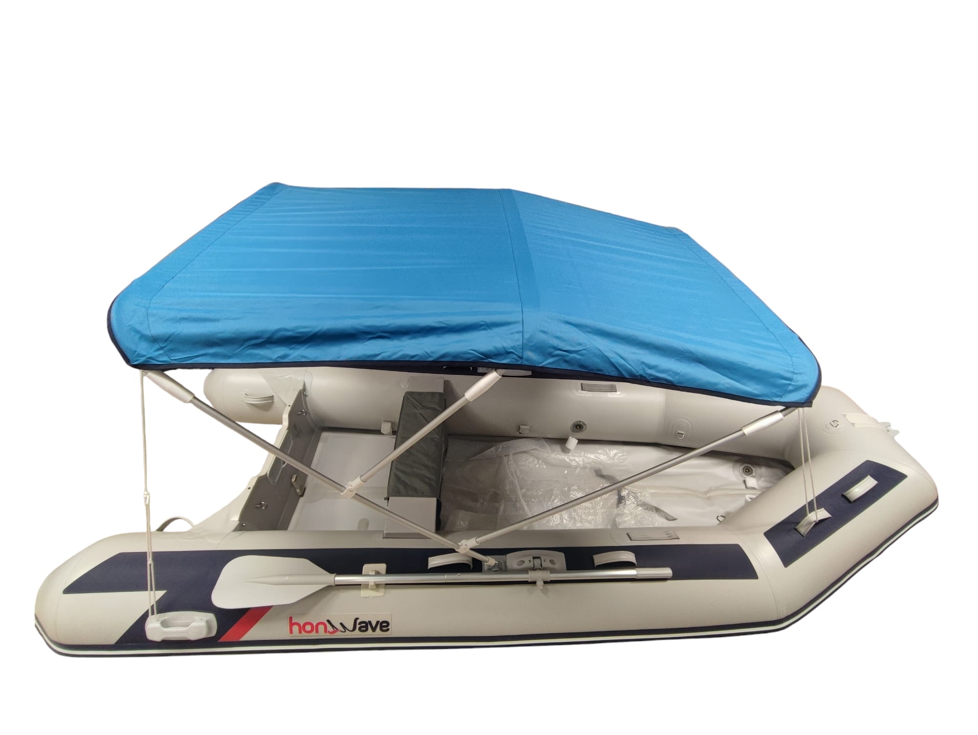 Bimini 3 ramenné modré šíře 120 - 140, výška 110cm, délka 180cm SUMAR