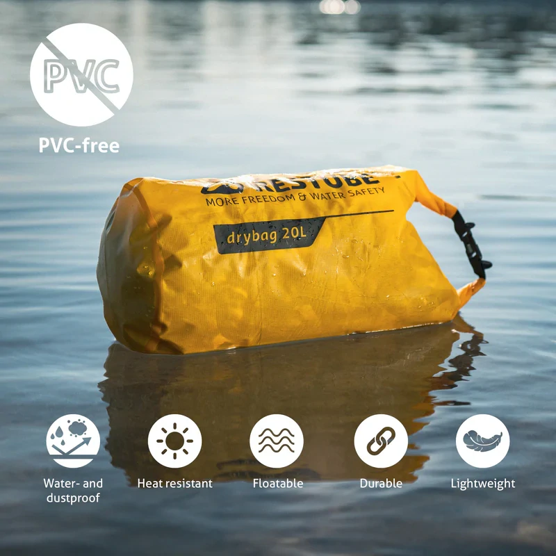 RESTUBE Drybag 5L – vodotěsný vak 5 l modrý RA-02501-5BL
