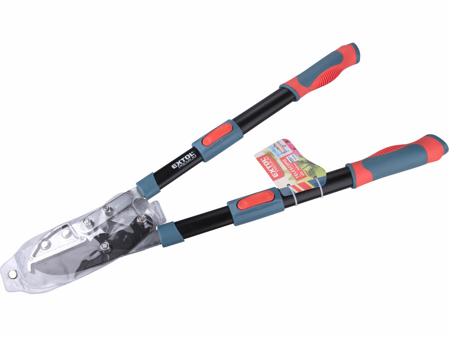 Nůžky na větve teleskopické převodové kovadlinkové 670-940mm HCS EXTOL PREMIUM 8873316