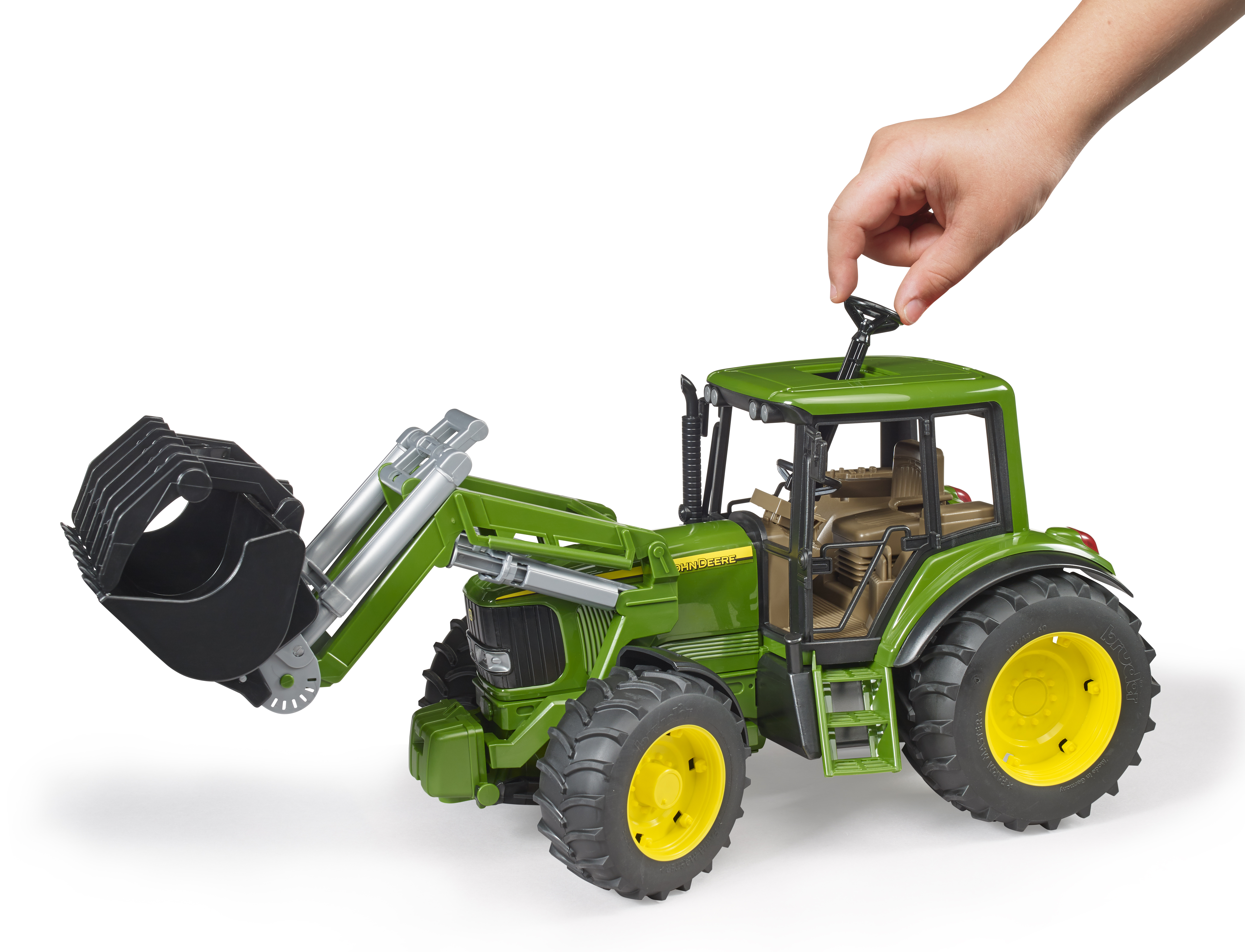 BRUDER 2052 Zelený TRAKTOR JOHN DEERE 6920 s nakladačem