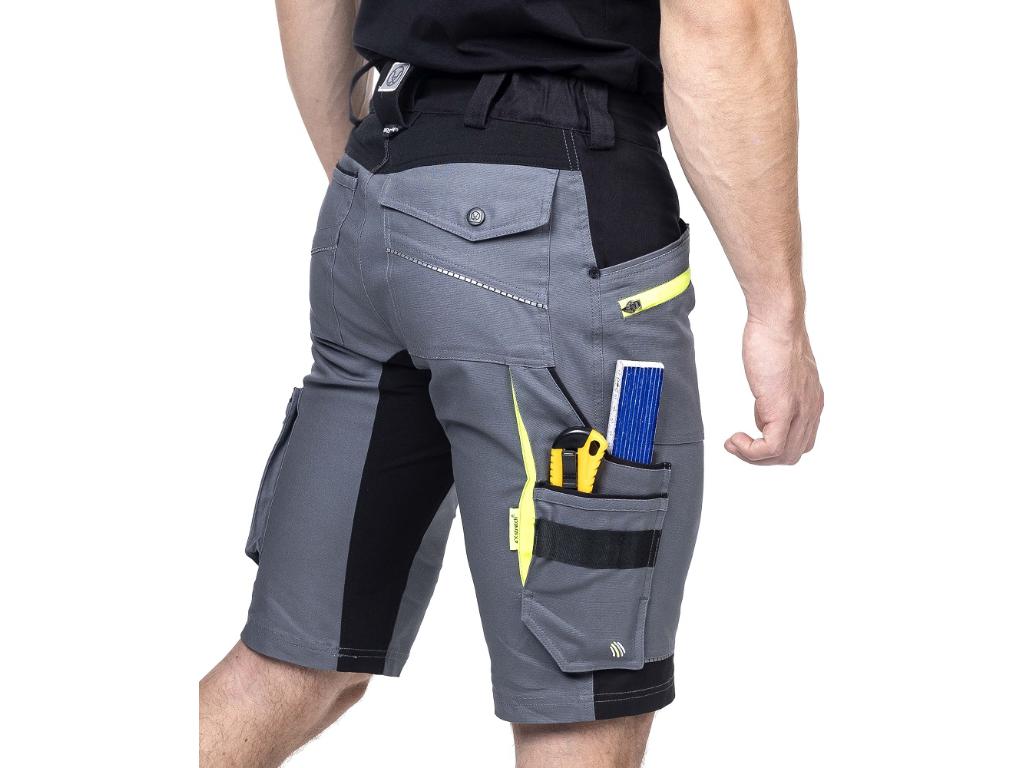 Ardon Pracovní kraťasy 4Xstretch Šedé 56 H6099