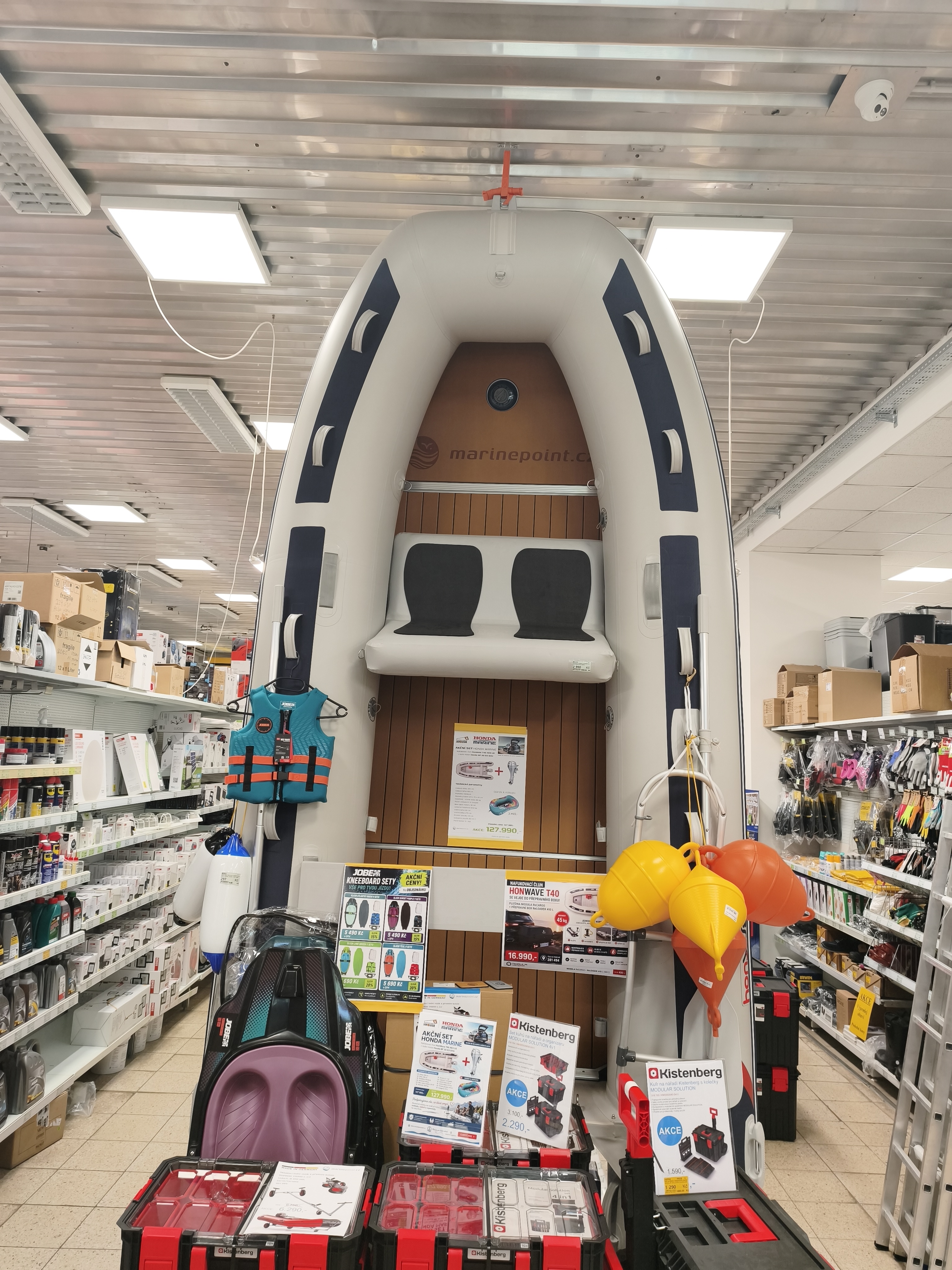 Honda Marine HonWave T 40 AE3 LG Nafukovací člun + lodní motor BF 20 D3 SHU AKCE