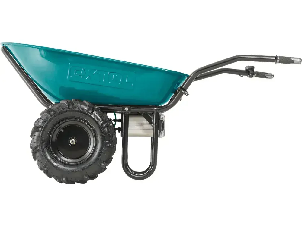Kolečko dvoukolák s převodovkou aku, 260kg, 100l, 40V Li-ion, 6000mAh EXTOL INDUSTRIAL 8791590
