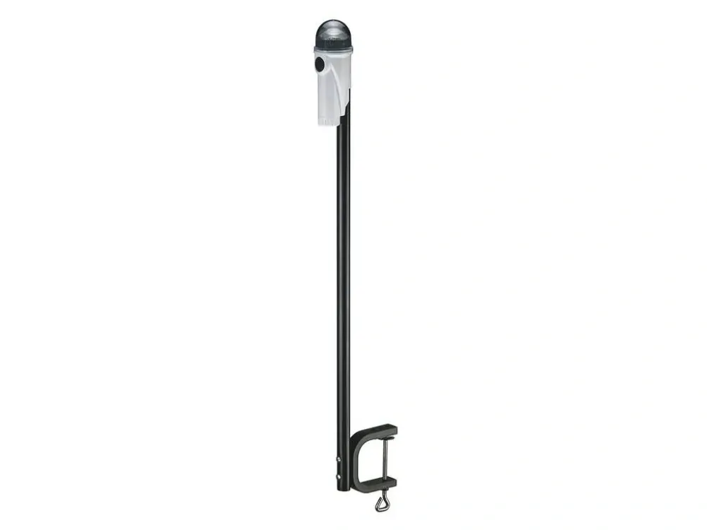 Bílé LED poziční světlo 360° na tyči k nafukovacímu člunu se svorkou 3x AAA Easterner C15272