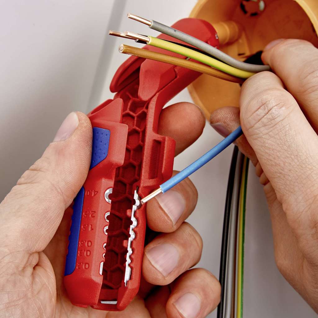 Odizolovací nůž Knipex 16 95 01 SB ErgoStrip univerzální