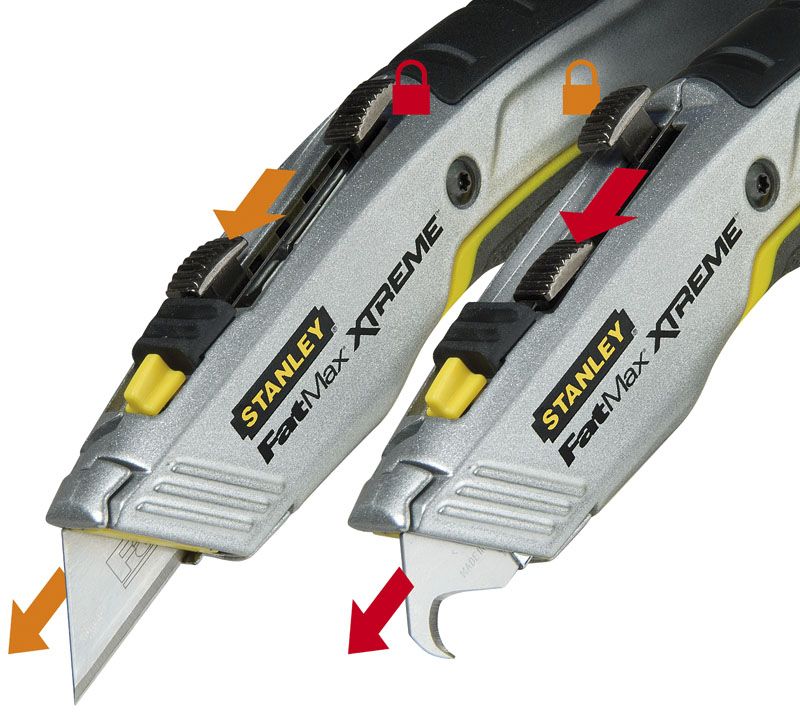 Dvouplátkový zasouvací nůž 180mm Stanley FatMax 0-10-789