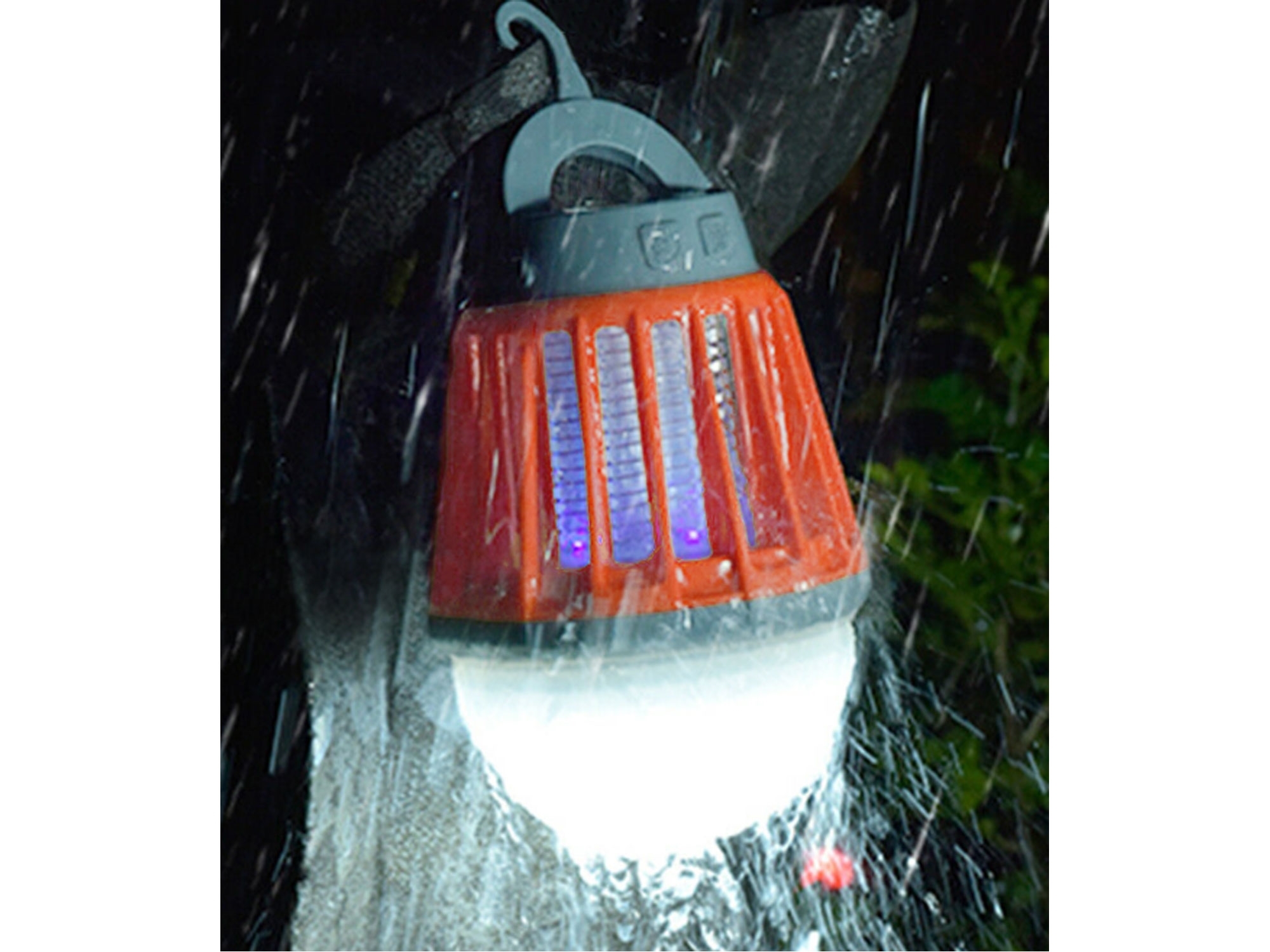 Lucerna turistická s lapačem komárů 180lm USB nabíjení 3x 1W LED EXTOL LIGHT 43131