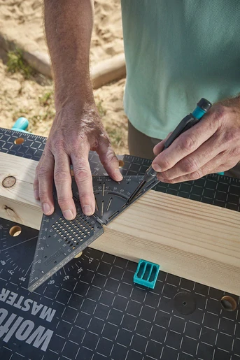 Wolfcraft 5209000 měřicí a vyznačovací úhelník VARIO 3D