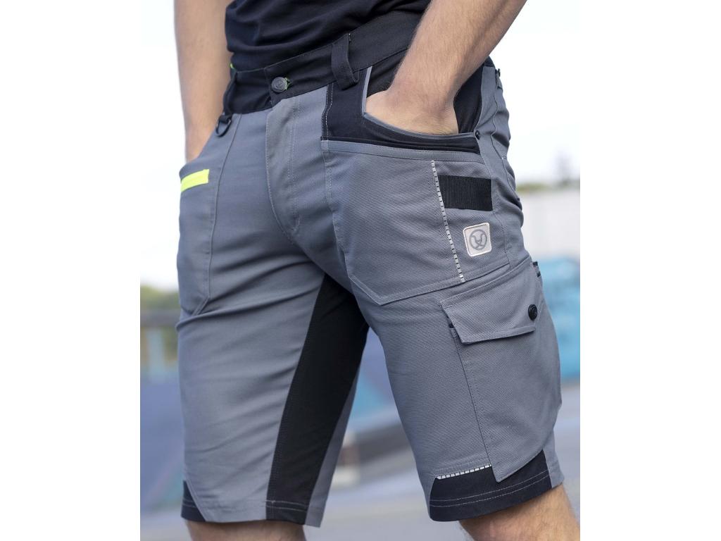 Ardon Pracovní kraťasy 4Xstretch Šedé 54 H6099