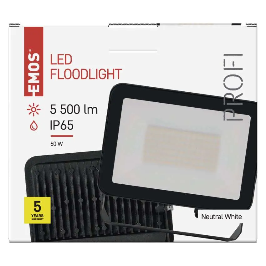 LED reflektor INOVO 50 W šedý, neutrální bílá EMOS