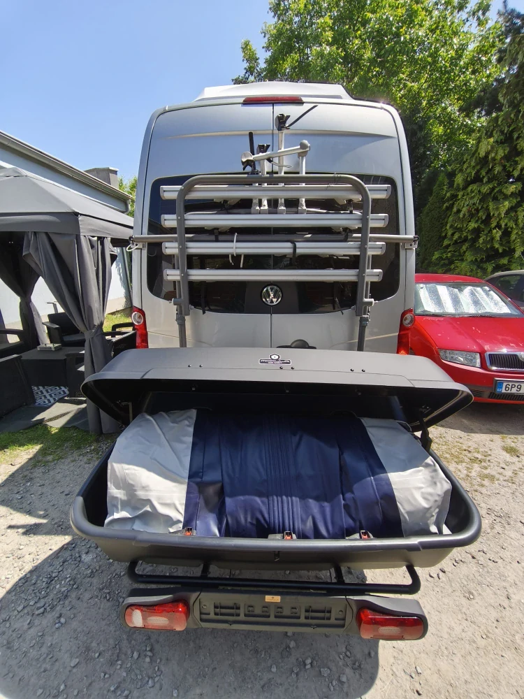 Plošina Modula ReCargo +Přepravní Box ReLoader 410 L, nosnost 45 kg