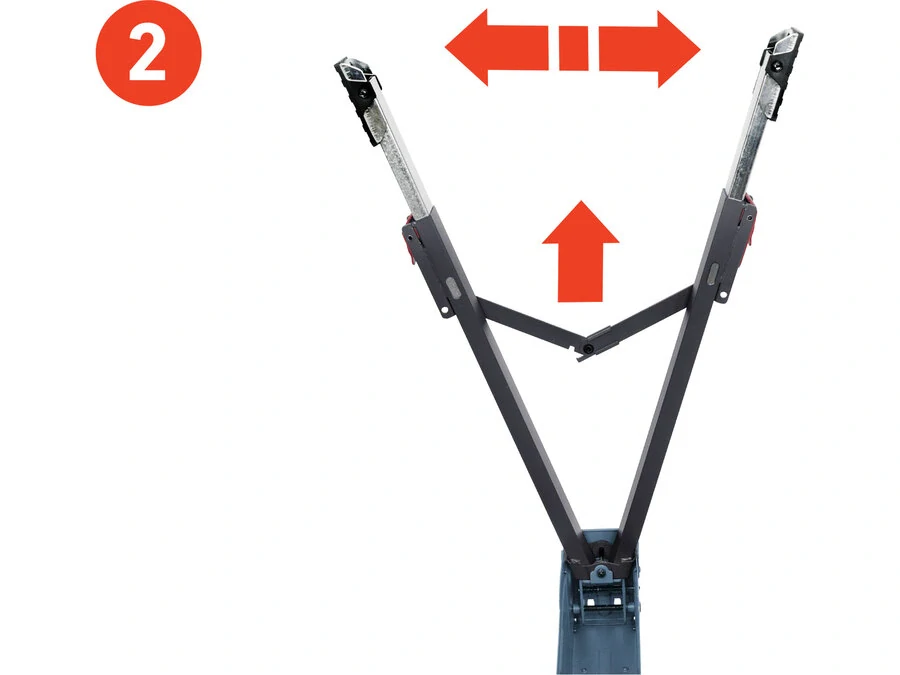 Stavební koza skládací EXTOL PREMIUM 8859999 – 550 kg, výška 60–85 cm, 1 ks